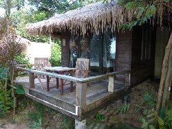 Mooie japanse bungalows met ruim terras